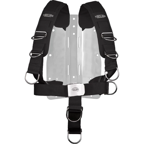 Harness Comfort standard webbing + 3 mm SS backplate, without logo