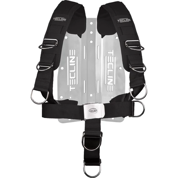 Harness Comfort standard webbing + aluminum backplate 3 mm (1,65 kg)