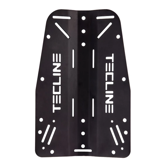 Standard backplate alu 3 mm, (0,85 kg) - black