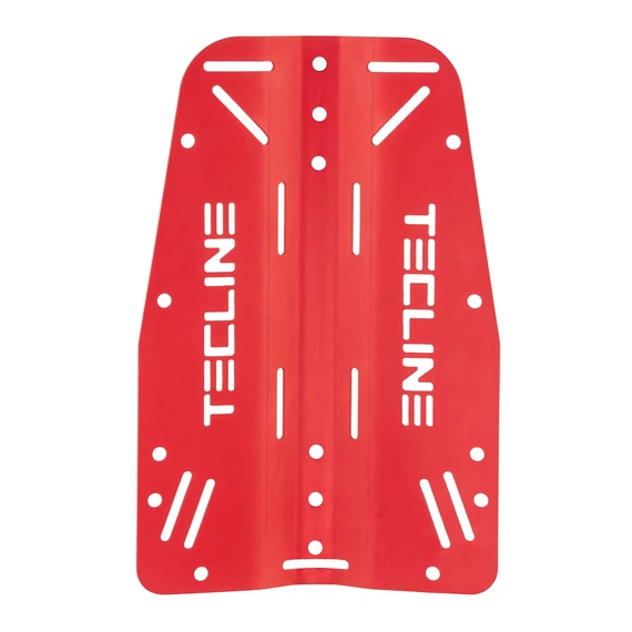 Standard backplate alu 3 mm, (0,85 kg) - red