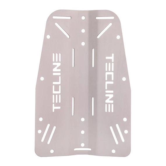 Standard backplate alu 3 mm, (0,85 kg) - silver
