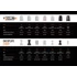 H-shape MINI backplate SS 3mm (0,92 kg)