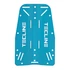 Standard backplate alu 3 mm, (0,85 kg) - blue